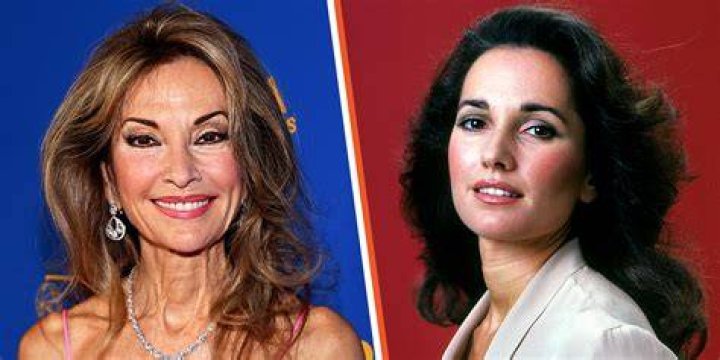Class act: Susan Lucci, 76, was classy as ever in a one-shoulder ruched red dress, which she teamed with sparkling silver heels